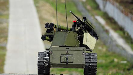 Plattform M nennt sich dieser Killer-Roboter den die russische Armee erprobt.