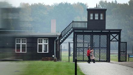 Der Eingang zum ehemaligen Konzentrationslager Stutthof bei Danzig.