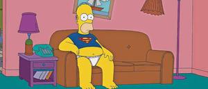 So wie Homer Simpson fallen vier von zehn Deutschen nach der Arbeit oft nur noch auf ihr Sofa. So erschöpft sind sie abends von ihrem Tag. Foto: Imago