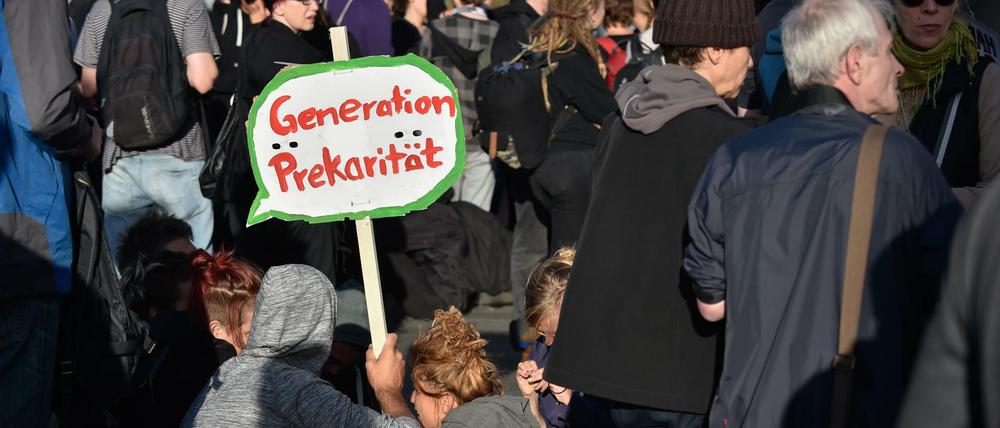Immer mehr prekär: Protest in Berlin im Herbst 2016.