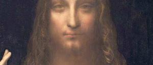 Weltenretter. Jesus als „Salvator mundi“. Das Auktionshaus Christie’s datiert das Gemälde auf die Zeit „um 1500“. 