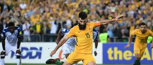 Kapitän Mile Jedinak traf gegen Honduras zweimal vom Elfmeterpunkt. 
