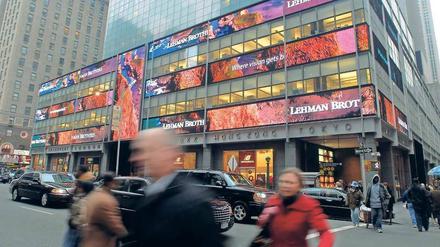 Einst groß. Lehman Brothers war bis 2008 die viertgrößte Investmentbank der Welt.