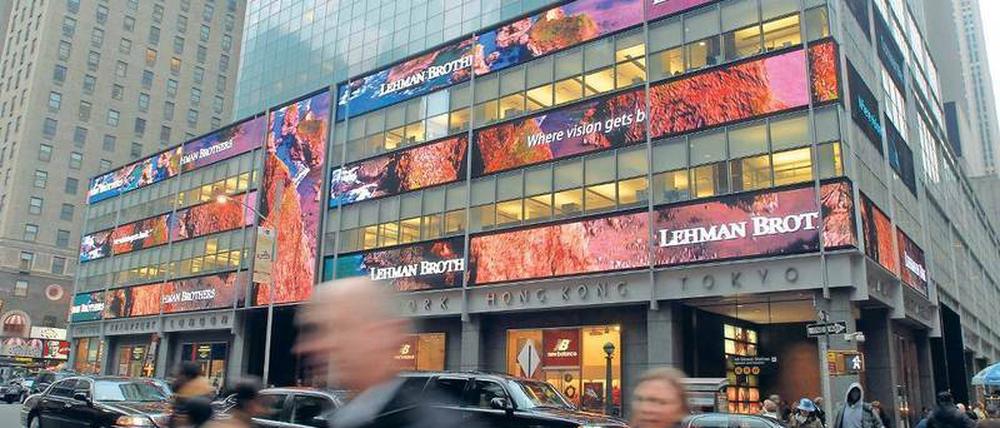 Einst groß. Lehman Brothers war bis 2008 die viertgrößte Investmentbank der Welt. 