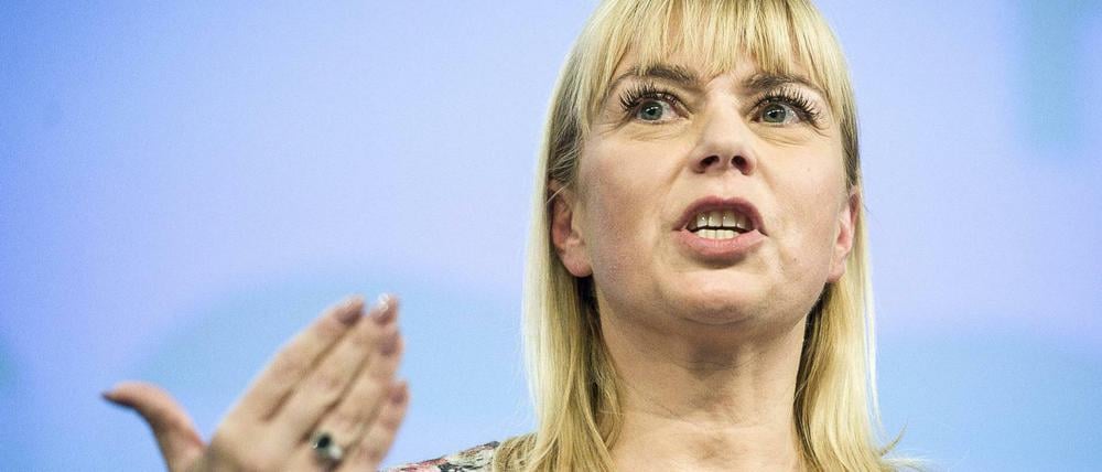 Elzbieta Bienkowska, EU-Kommissarin für den Binnenmarkt, Industrie und Unternehmertum sowie kleine und mittlere Unternehmen (Archivaufnahme aus dem Oktober 2015).