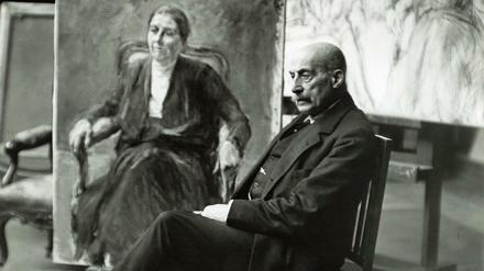 Käthe Augenstein fotografierte Max Liebermann, um 1930