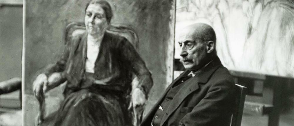 Käthe Augenstein fotografierte Max Liebermann, um 1930