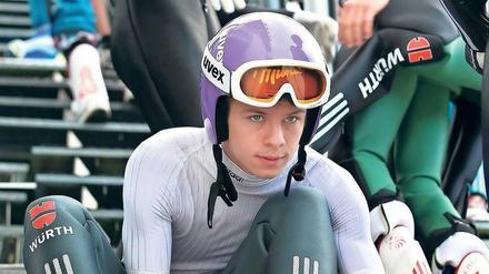 Bereit für Großes. Der 22-jährige Andreas Wellinger ist in der neuen Saison der größte deutsche Hoffnungsträger im Skispringen. Foto: Karl-Josef Hildenbrand/dpa