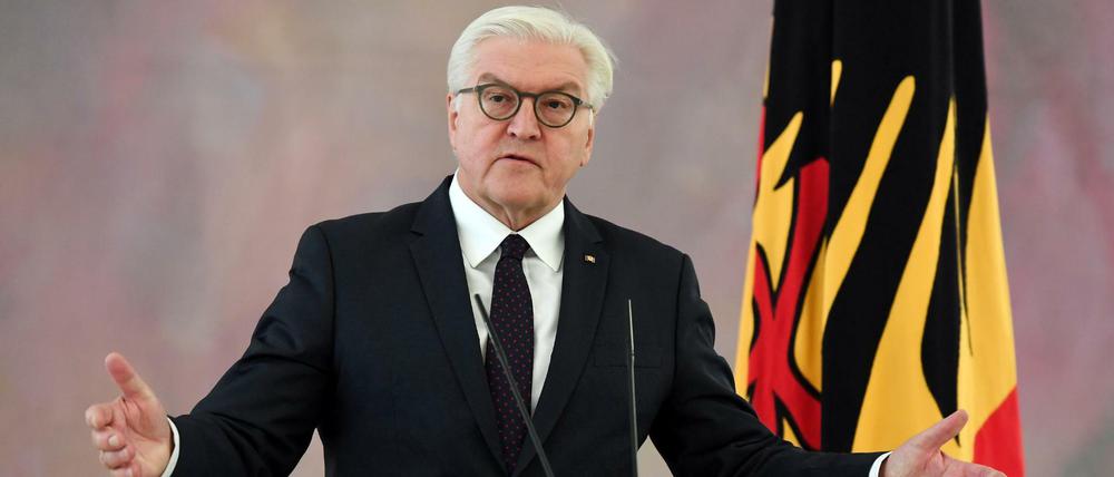 Bundespräsident Frank-Walter Steinmeier fordert alle Parteien auf, sich nicht vor der Verantwortung zu drücken.