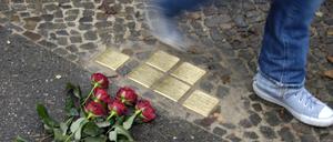 Wichtige Erinnerung: Stolpersteine in Berlin.