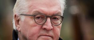 Bundespräsident Frank-Walter Steinmeier Mitte November bei einer Zeremonie in Bratislava, Slowakei.