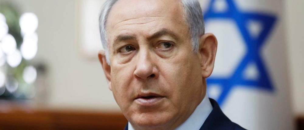 Israels Ministerpräsident Benjamin Netanjahu.