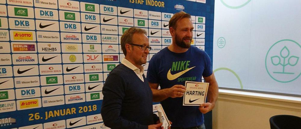 Gut im Brainstormen: Martin Seeber (l.) und Robert Harting.