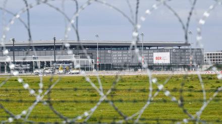 Flughafen Berlin Brandenburg Airport Willy Brandt (BER) nahe Schönefeld (Brandenburg).