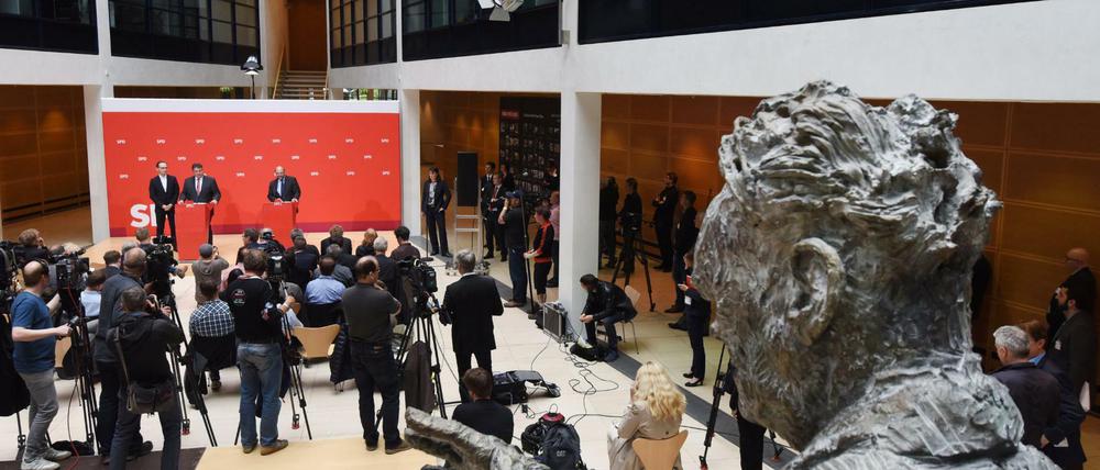 Ein Blick ins Willy-Brandt-Haus.