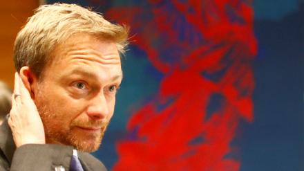 Christian Lindner in der FDP-Zentrale in Berlin.