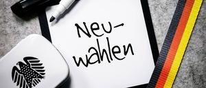 Ein Gespenst geht um: Neuwahlen.