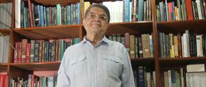 Sergio Ramirez in Managua, Nicaragua bei einer Pressekonferenz.