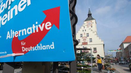 Ein Wahlplakat der AfD.