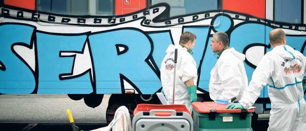 Zu bunt. Die geeignete Entfernung von Graffiti hängt vom Untergrund ab.