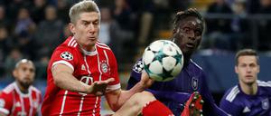 Robert Lewandowski erzielte auch in Anderlecht wieder sein Tor.