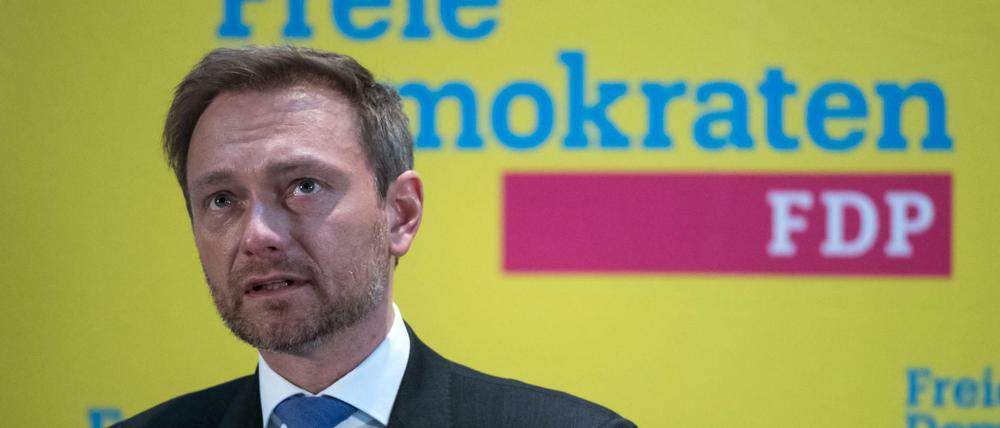 Christian Lindner, Bundesvorsitzender der FDP.