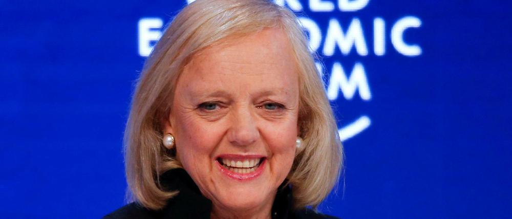 Die Chefin des Computer-Konzerns Hewlett Packard, Meg Whitman. 