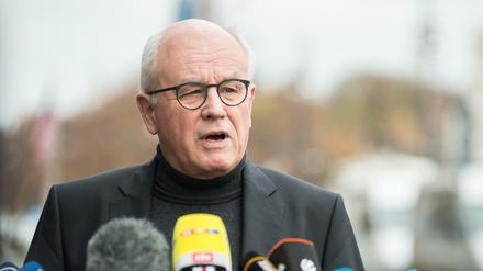 Der Vorsitzende der CDU/CSU-Bundestagsfraktion, Volker Kauder