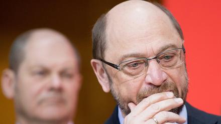 Vielleicht die Parteimitglieder zur großen Koalition befragen? SPD-Vorsitzender Martin Schulz.