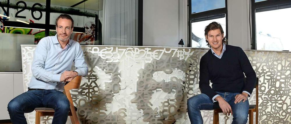 Maximilian Tayenthal und Valentin Stalf führen mit N26 die modernste Bank Deutschlands