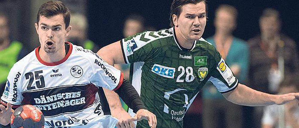 Einzelkämpfer. Erik Schmidt (r.) hat freie Tage vom Trainer bekommen. 