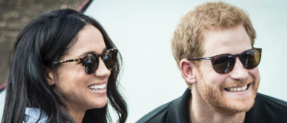 Prinz Harry und seine Freundin Meghan Markle im September in London. 