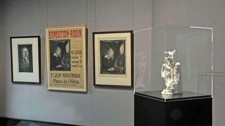 Blick in die Ausstellung „Rodin – Rilke – Hofmannsthal. Der Mensch und sein Genius“ in der Alten Nationalgalerie.