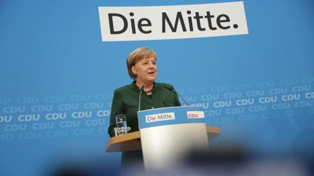 Bundeskanzlerin Angela Merkel (CDU). 