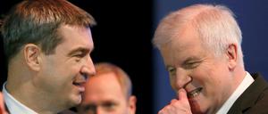 Zusammen wären sie unschlagbar - meinen manche. Aber Markus Söder (links) und Horst Seehofer können nicht miteinander.