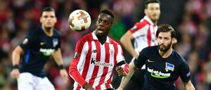 Er war's. Williams (vorne) erzielte das entscheidende 3:2 für Bilbao.