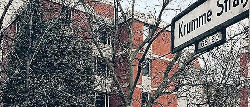 Das Studentenwohnheim in der Krummen Straße steht seit Anfang 2012 leer. 
