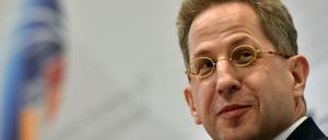 Hans-Georg Maaßen fotografiert am 11.06.2015 in Potsdam (Brandenburg) während einer Pressekonferenz im Rahmen der Sicherheitskonferenz zur Cybersicherheit. 