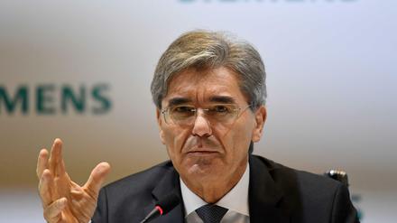 Der Vorstandsvorsitzende der Siemens AG, Joe Kaeser.