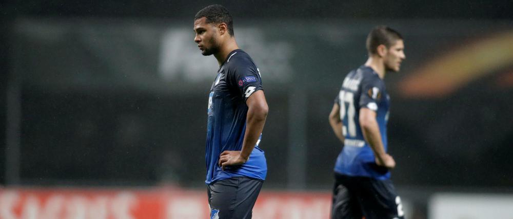 Das war's mit Europa. Serge Gnabry and Andrej Kramaric müssen die Enttäuschung erst noch verarbeiten.