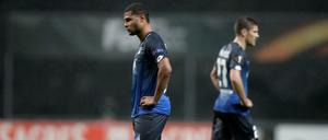 Das war's mit Europa. Serge Gnabry and Andrej Kramaric müssen die Enttäuschung erst noch verarbeiten.