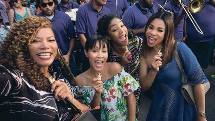 Jada Pinkett Smith (2. von links) mit ihren Filmfreundinnen Queen Latifah, Tiffany Haddish (rechts) und Regina Hall.