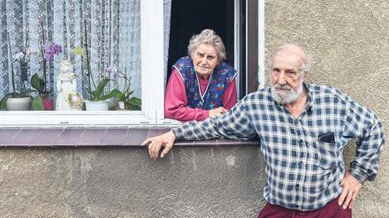 Übrig geblieben. Erika Kühne und Paul Urbanek sind die letzten Mieter im Haus Nummer 104.