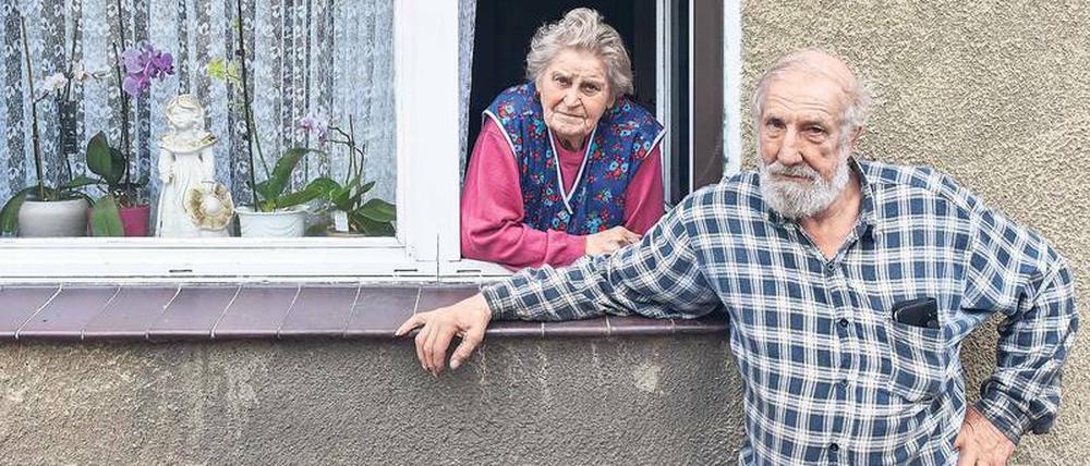 Übrig geblieben. Erika Kühne und Paul Urbanek sind die letzten Mieter im Haus Nummer 104.