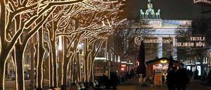 Nun wird der Boulevard Unter den Linden doch weihnachtlich erstrahlen.