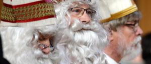 Der Bart muss sein. So sieht ein stilechter Nikolaus aus.