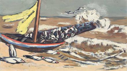 „Braunes Meer mit Möwen“ von Max Beckmann (1941) 