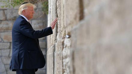 Im Mai besuchte Trump als erster amtierender US-Präsident die Klagemauer in Jerusalem.