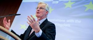 Der Brexit-Chefunterhändler der EU, Michel Barnier, am Mittwoch in Berlin.