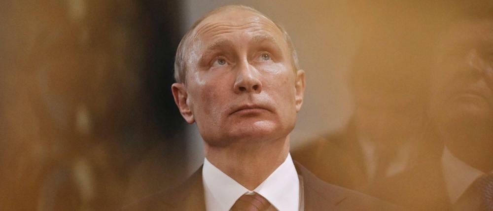 Wladimir Putin. Gegen ihn sind sie chancenlos - das wissen die Bewerber um das Präsidentenamt in Russland.